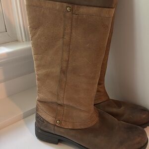 Clarks Brown Leather Boots